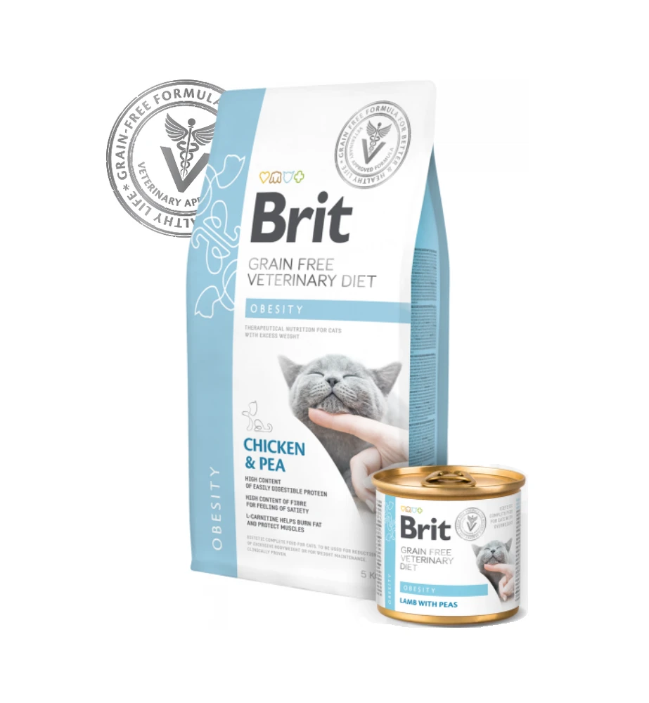 Brit Grain Free Veterinary Diet Obesity 2 Brit Grain Free Veterinary Diet Obesity - Afbeelding 2