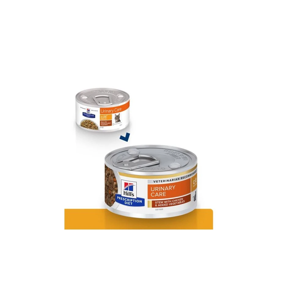 Hill's PD C/D Multicare Urinary Care Stoofpotje Met Kip & Groente - 24 X 82 Gram 2 Hill's PD C/D Multicare Urinary Care Stoofpotje Met Kip & Groente - 24 X 82 Gram - Afbeelding 2