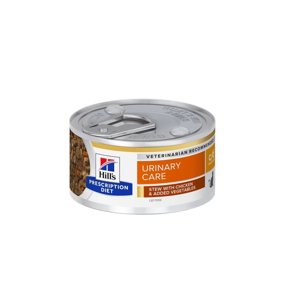 Hill's PD C/D Multicare Urinary Care Stoofpotje Met Kip & Groente - 24 X 82 Gram 1 Hill's PD C/D Multicare Urinary Care Stoofpotje Met Kip & Groente - 24 X 82 Gram