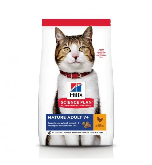 Hill's Science Plan Mature Adult 7+ Met Kip -Virba Huisdier Winkel hill s science plan mature adult 7 met kip