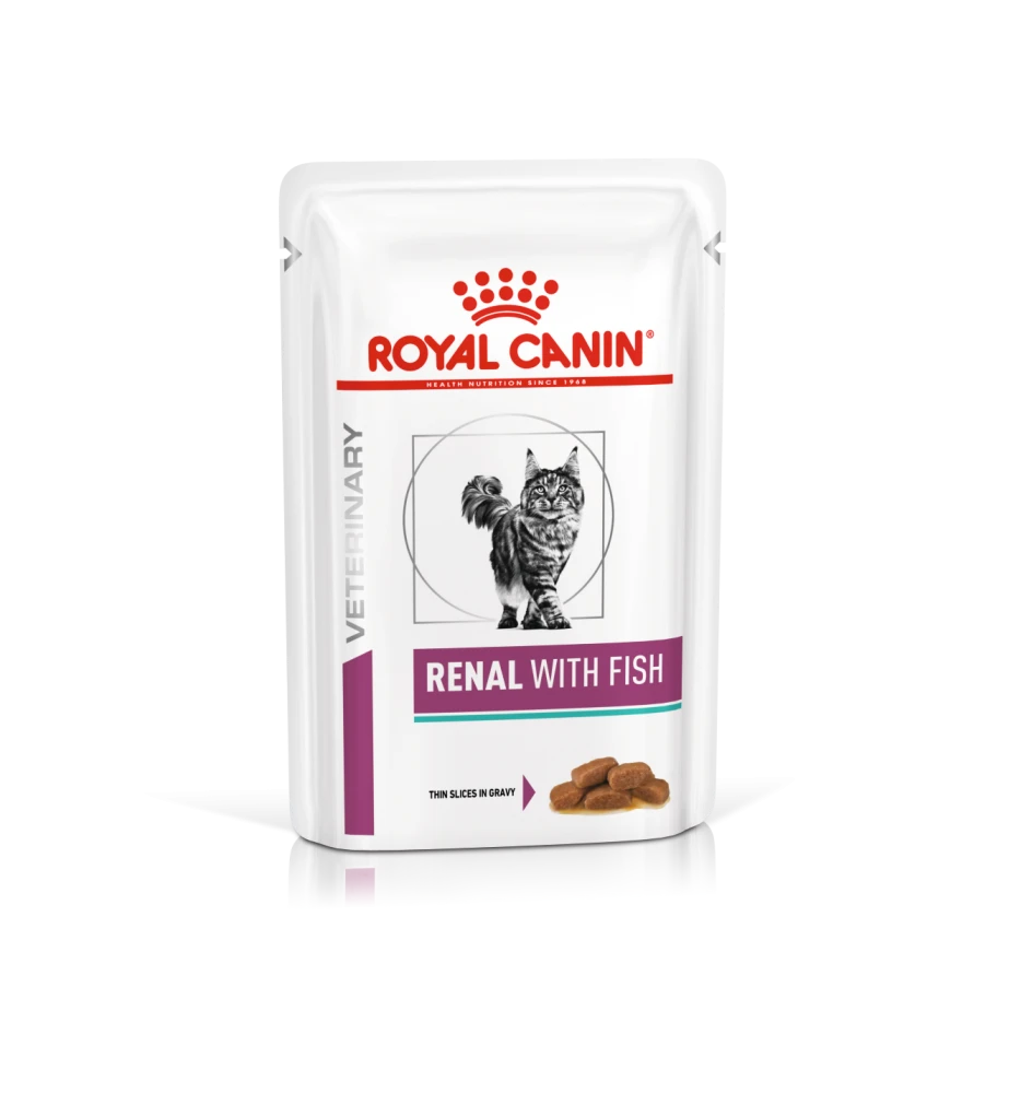 Royal Canin Renal Fish Portie - 12 X 85 Gram 1 Royal Canin Renal Fish Portie - 12 X 85 Gram